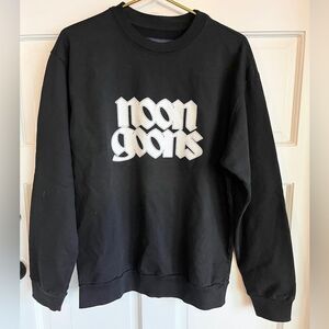 New moon goons downtown Los Angeles black crew neck pull over sweatshirt